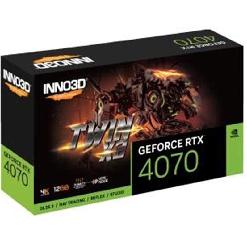 INNO3D GeForce RTX 4070 X2 12GB GDDR6X 192-bit 2475 21Gbps 3xDP HDMI