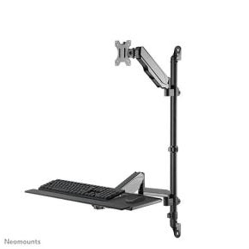 17-23 inch - Sit-Stand Workstation - Screen Mouse Keybaord - Full Motion - Desk Mounted
