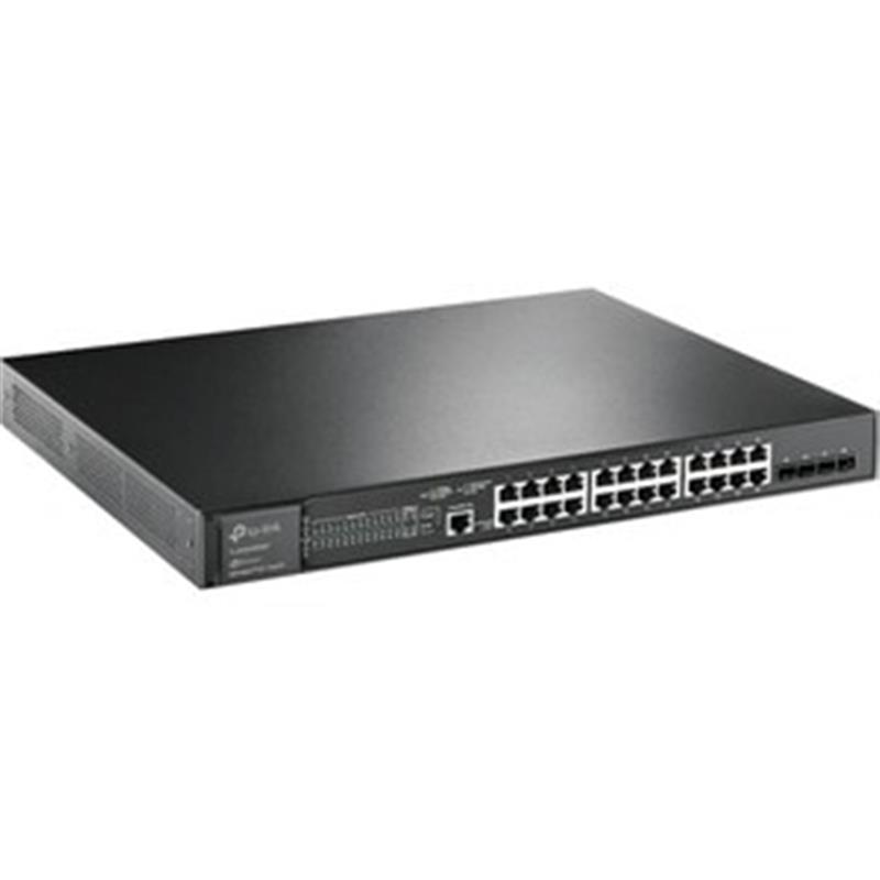 TP-LINK TL-SG3428XMP netwerk-switch Managed L2+ Gigabit Ethernet (10/100/1000) Power over Ethernet (PoE) Zwart