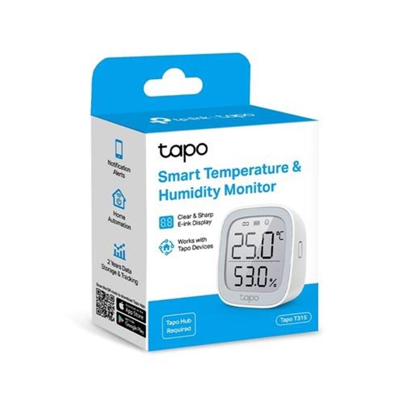 TP-Link Tapo T315 Binnen Temperatuur- & vochtigheidssensor Vrijstaand Draadloos