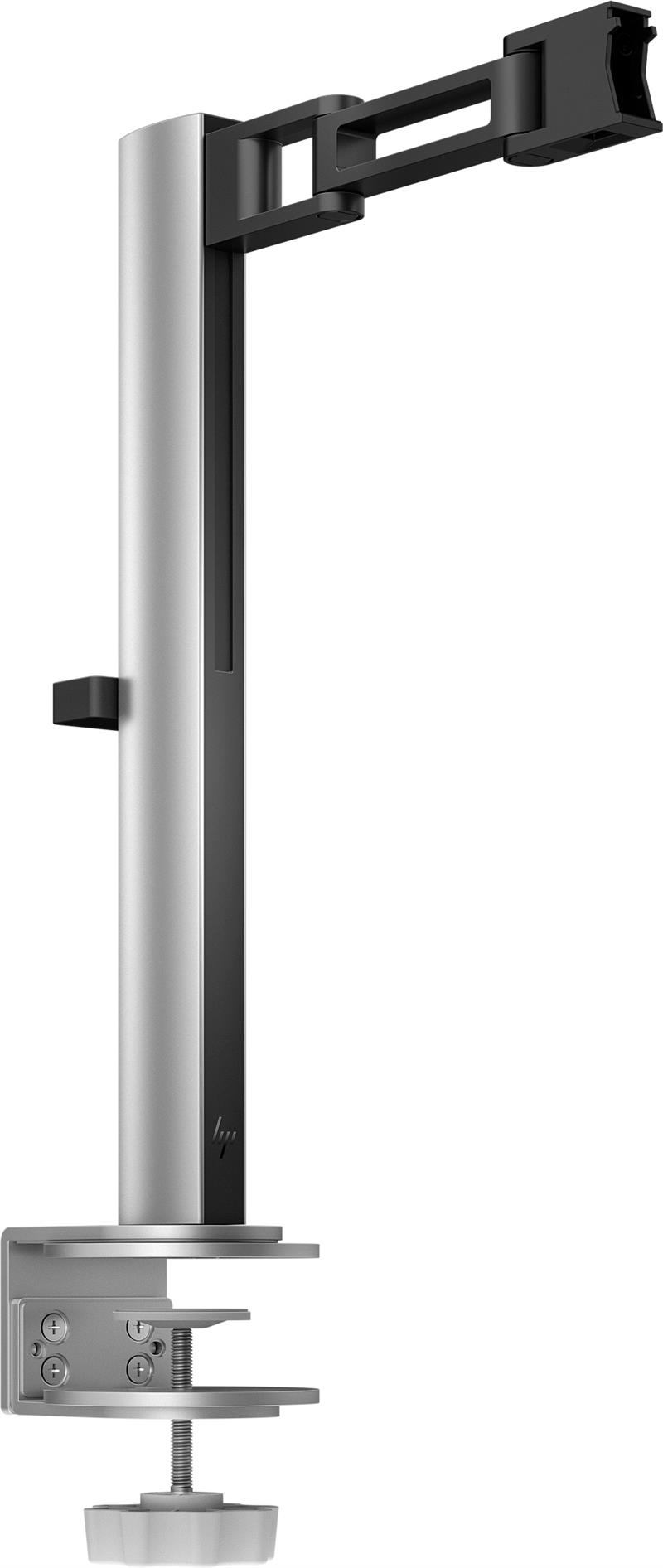 HP 762U0AA flat panel bureau steun 80 cm (31.5"") Zwart, Zilver