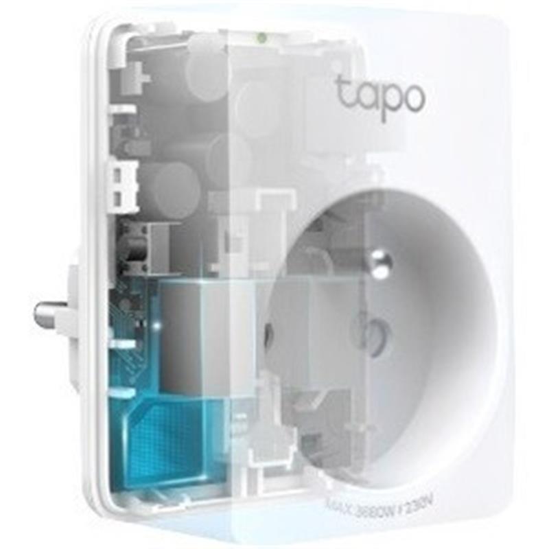 TP-Link Tapo Mini Smart Wi-Fi Socket Energy Monitor smart plug 3680 W Thuis Wit
