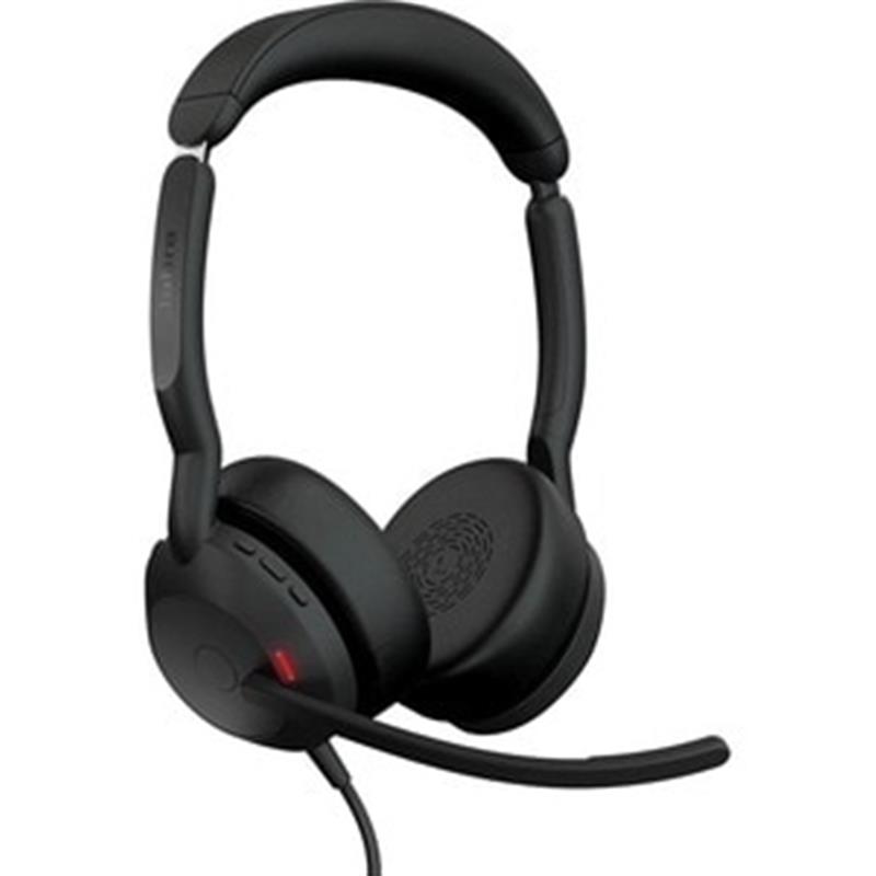 Jabra Evolve2 50 Headset Bedraad Hoofdband Kantoor/callcenter USB Type-C Zwart