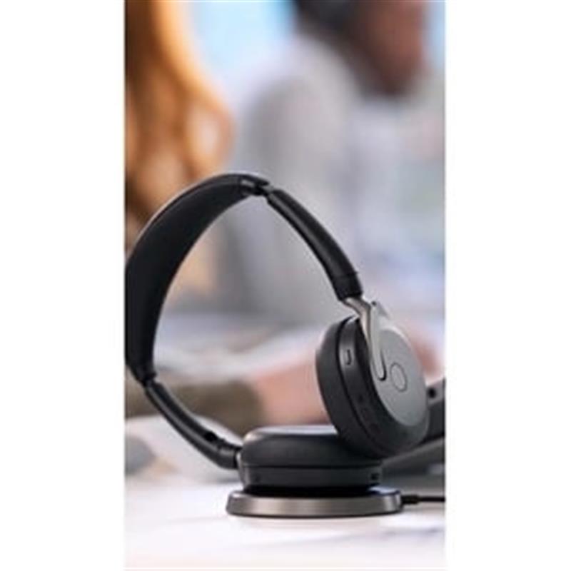 Jabra Evolve2 65 Flex Headset Bedraad en draadloos Hoofdband Kantoor/callcenter Bluetooth Zwart