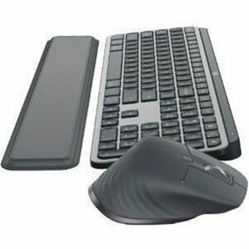 Logitech MX Keys S Combo toetsenbord Inclusief muis RF-draadloos + Bluetooth QWERTY Brits Engels Grafiet