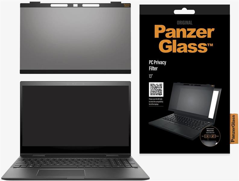 PanzerGlass 0513 schermfilter Randloze privacyfilter voor schermen 33 cm (13"")