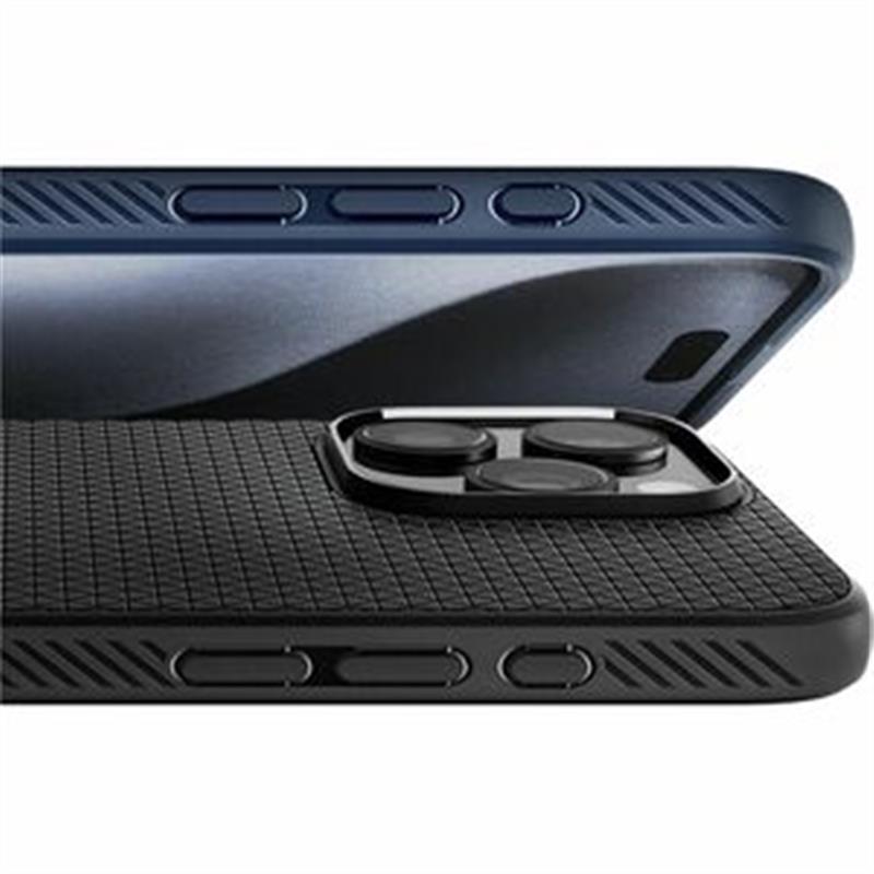 Spigen Case iPhone 15 Pro Max - Liquid Air - Black