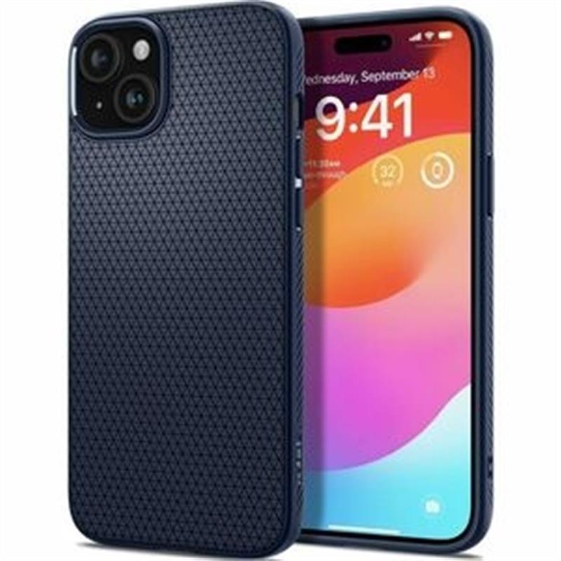 Spigen iP15 Liquid Air Navy Blue