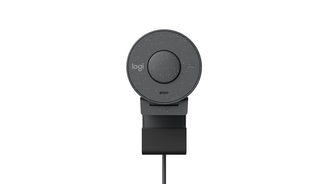 Logitech Webcam BRIO  305, Notebook, 1080p, USB-C, Grafit +++ Integrierte Abdeckblende, inkl. Montageclip