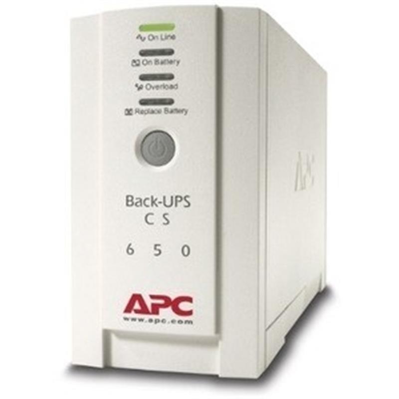 APC Back-UPS 650VA noodstroomvoeding 4x C13 uitgang, USB