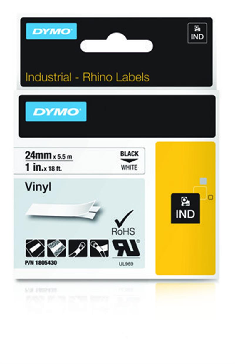 DYMO 1805430 labelprinter-tape Zwart op wit