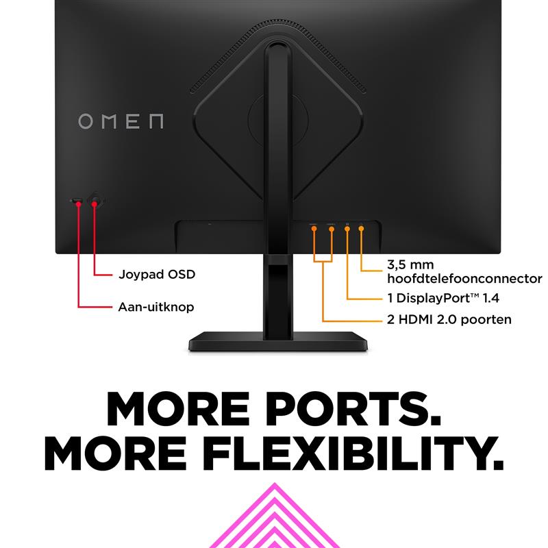 HP OMEN by HP 27q computer monitor 68,6 cm (27"") 2560 x 1440 Pixels Quad HD Zwart