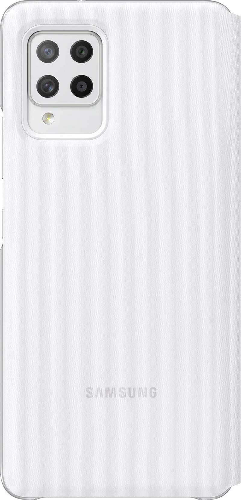 Samsung Galaxy A42 5G S View Wallet Cover White - EF-EA426PW