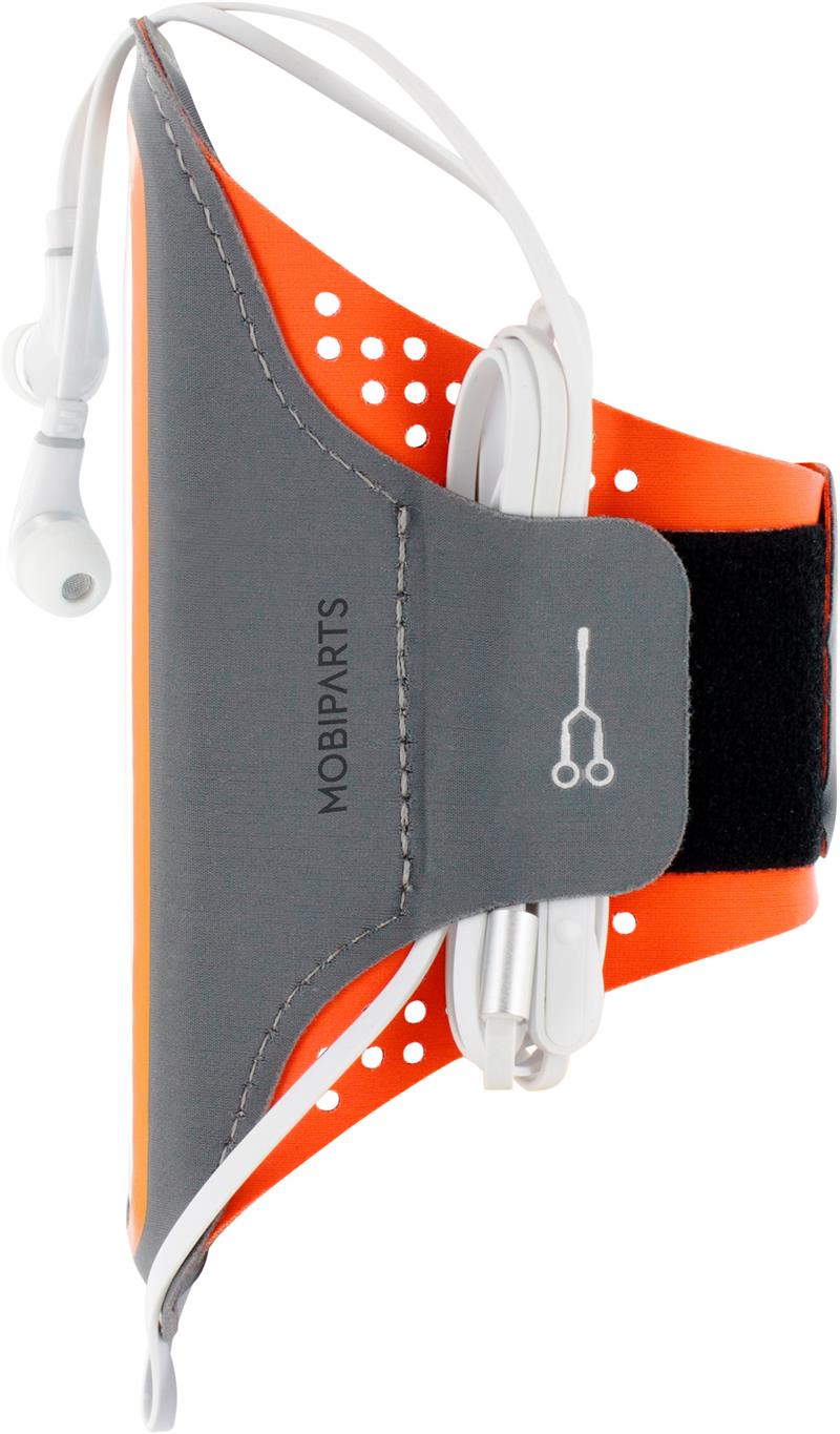 Mobiparts Comfort Fit Sport Armband Samsung Galaxy A42 2020 Neon Orange