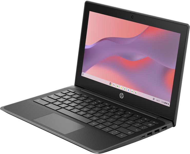 HP Chromebook Fortis 11 G10 Intel® N N100 29,5 cm (11.6"") Touchscreen HD 4 GB LPDDR5-SDRAM 32 GB eMMC Wi-Fi 6E (802.11ax) ChromeOS Zwart