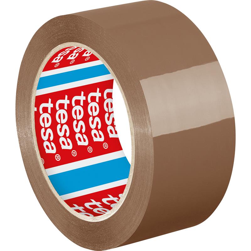 tesapack packaging tape PP 66m x 50mm brown