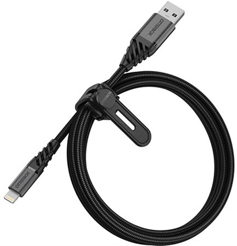 OtterBox Premium Cable USB A-Lightning 1M, zwart