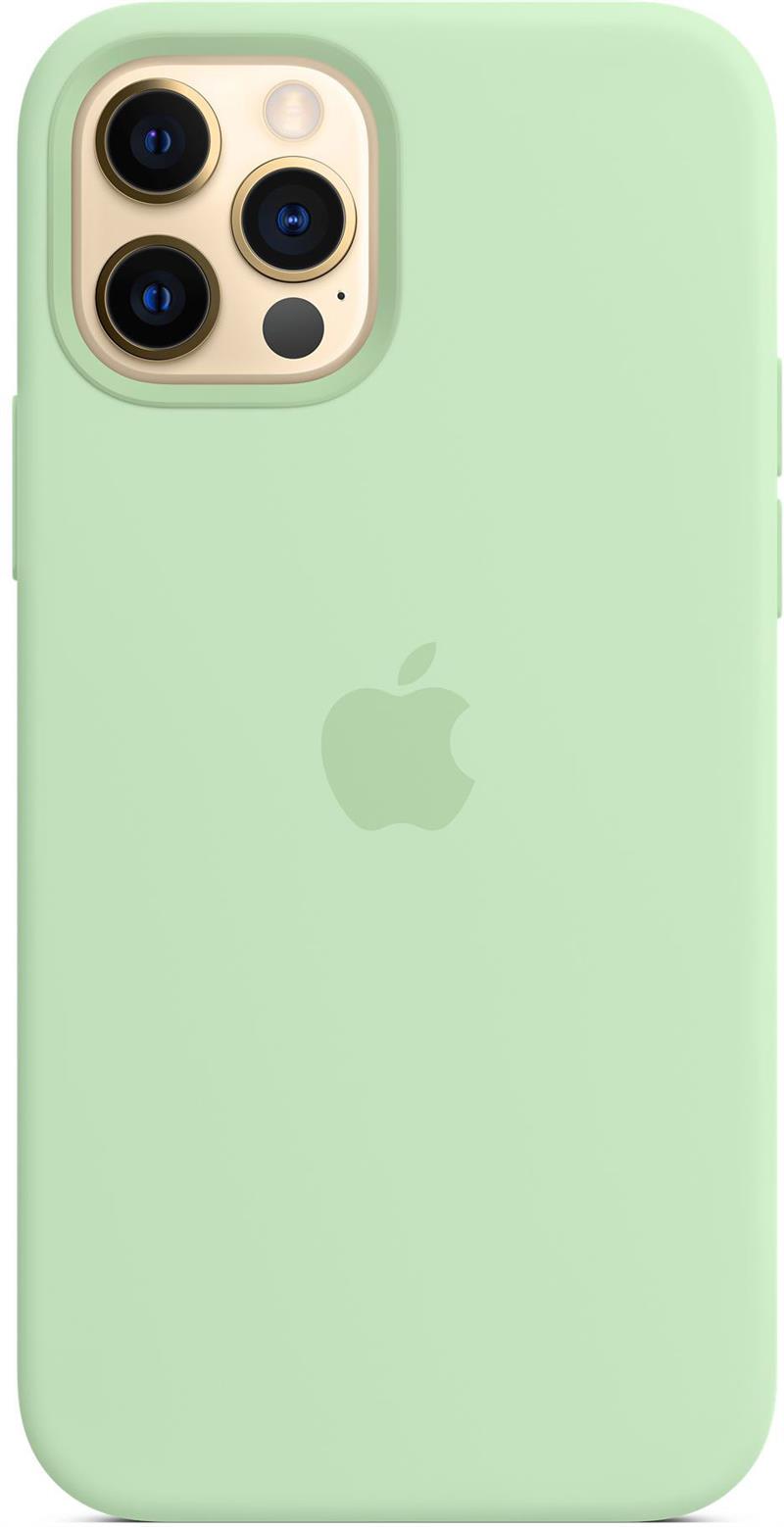 Apple iPhone 12 12 Pro Silicone Case with MagSafe Pistachio 