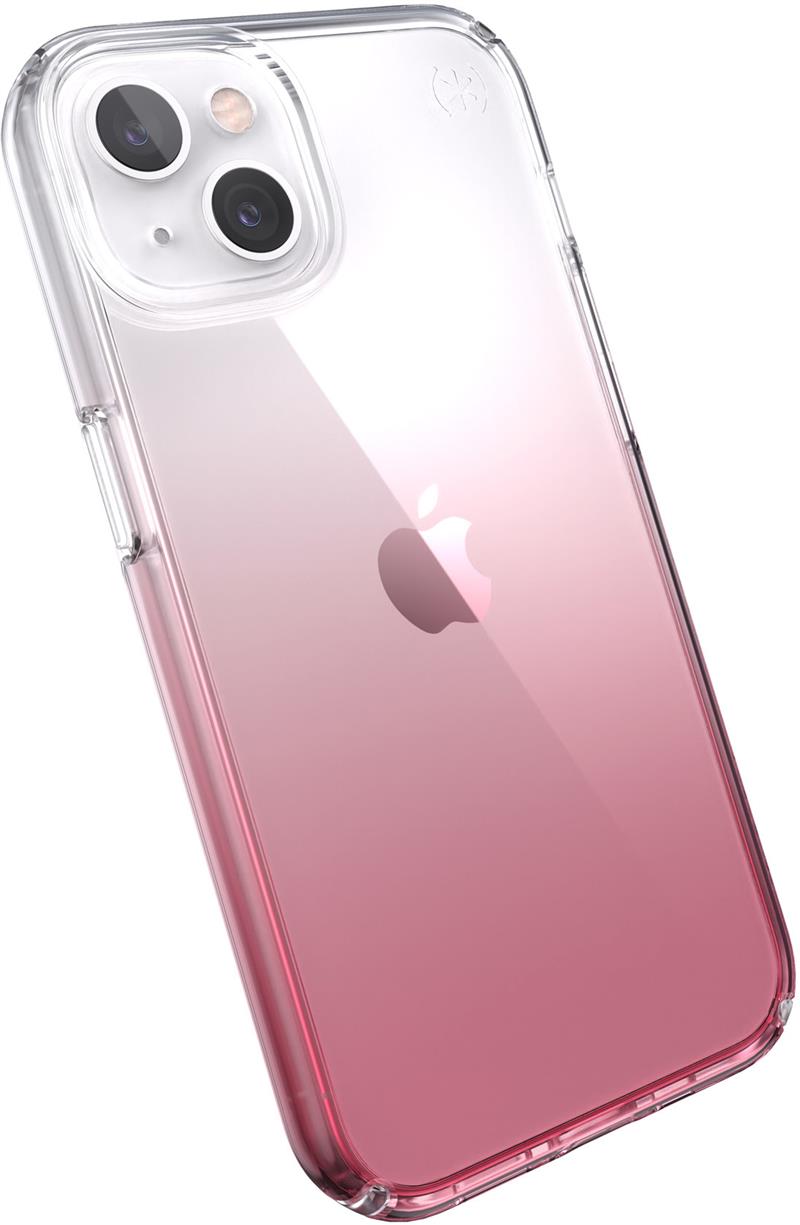 Speck Presidio Perfect Clear Ombre Apple iPhone 13 Vintage Rose- with Microban