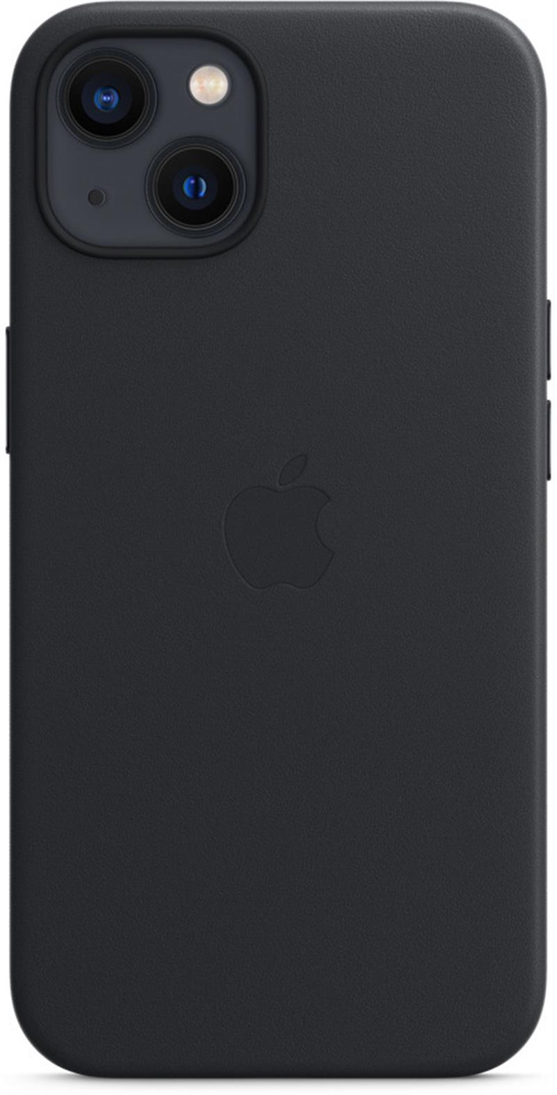 Apple iPhone 13 Leather Case with MagSafe Midnight Black 