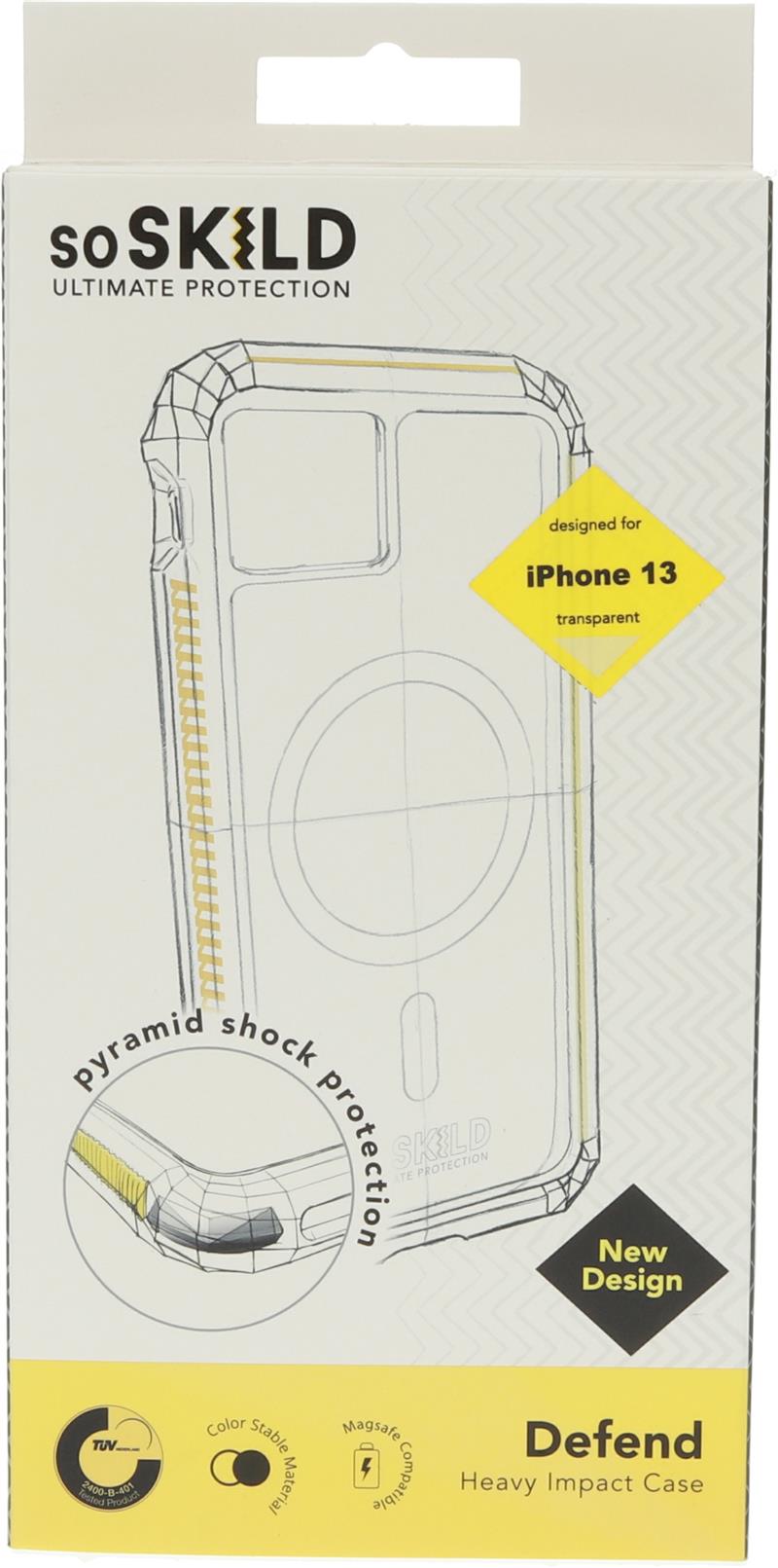 SoSkild Apple iPhone 13 Magsafe Compatible Defend Case Transparent