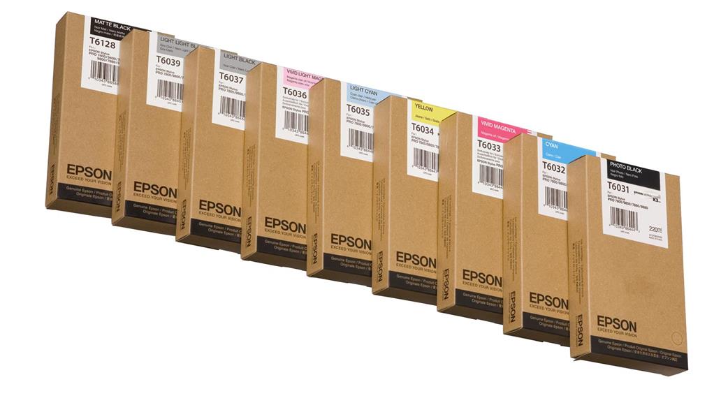 Epson inktpatroon Light Cyan T603500 220 ml