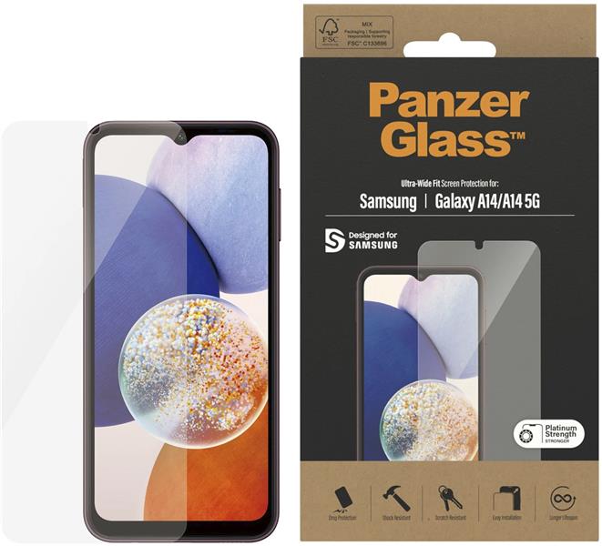 PanzerGlass Samsung Galaxy A 2023 UWF Doorzichtige schermbeschermer 1 stuk(s)