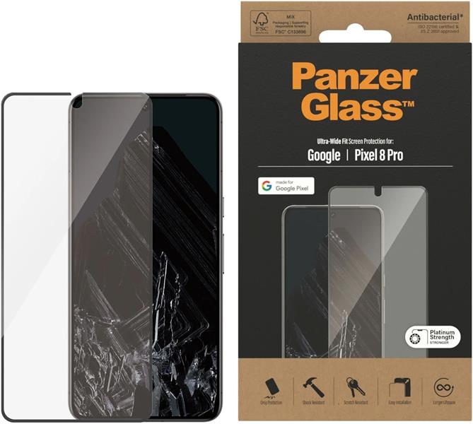 PanzerGlass 4781 scherm- & rugbeschermer voor mobiele telefoons Doorzichtige schermbeschermer Google 1 stuk(s)