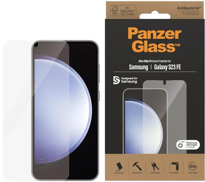 PanzerGlass 7341 scherm- & rugbeschermer voor mobiele telefoons Doorzichtige schermbeschermer Samsung 1 stuk(s)