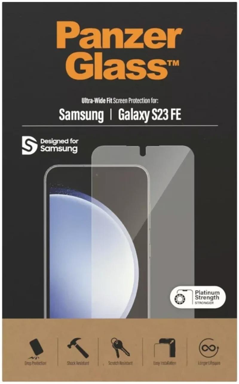 PanzerGlass 7341 scherm- & rugbeschermer voor mobiele telefoons Doorzichtige schermbeschermer Samsung 1 stuk(s)