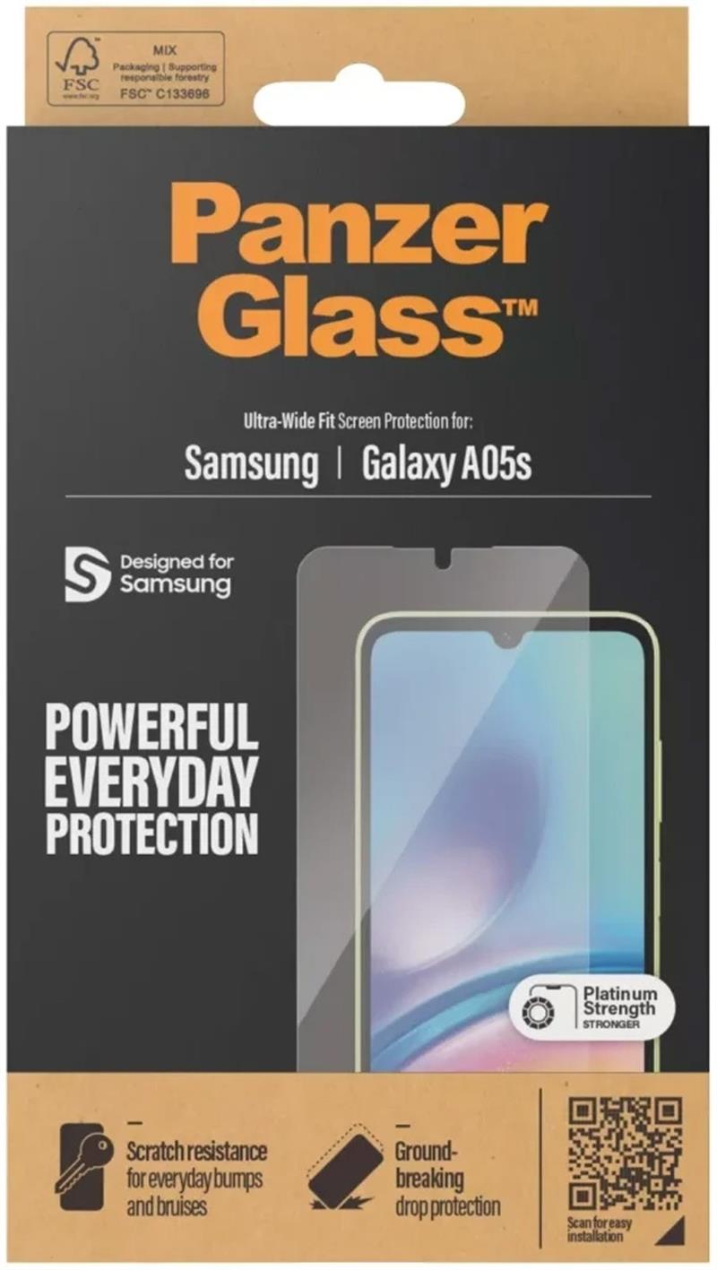 PanzerGlass Samsung Galaxy A05s Ultra-Wide Fit Refresh with EasyAligner