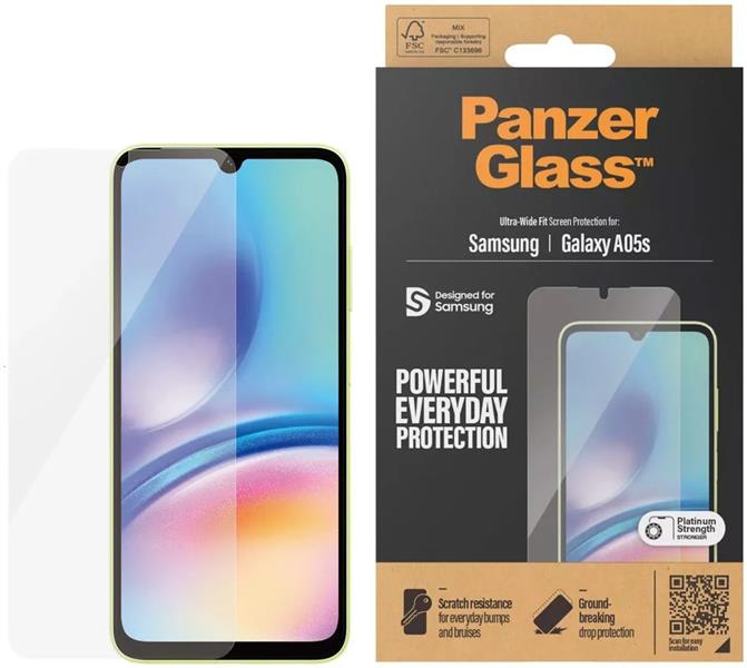 PanzerGlass Samsung Galaxy A05s Ultra-Wide Fit Refresh with EasyAligner