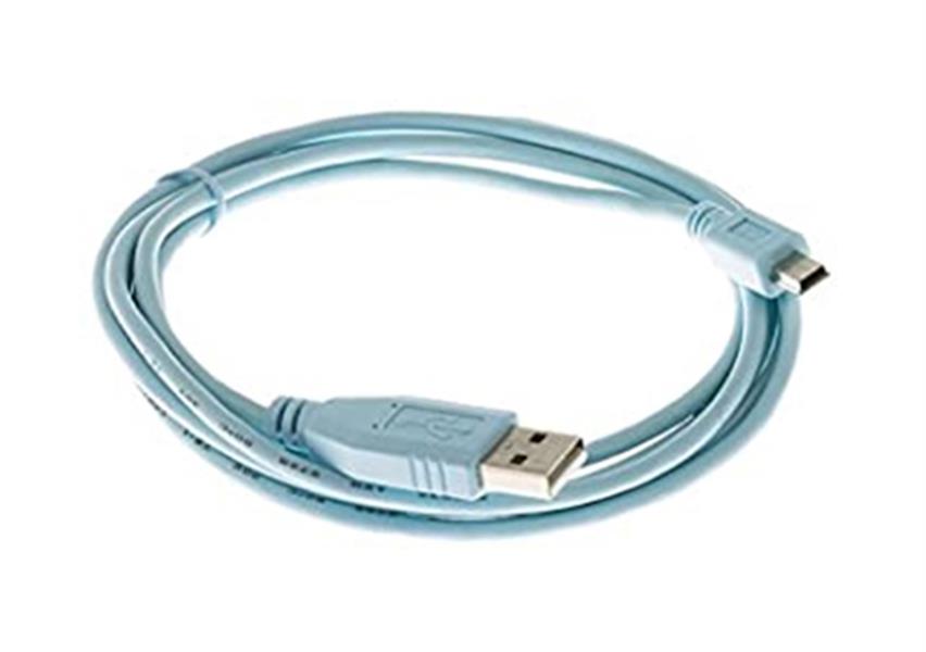 Console Cable 6 ft with USB Type A and mini-B