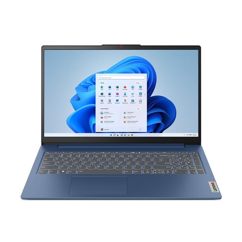 Lenovo IdeaPad Slim 3 AMD Ryzen™ 3 7320U Laptop 39,6 cm (15.6"") Full HD 8 GB LPDDR5-SDRAM 512 GB SSD Wi-Fi 5 (802.11ac) Blauw