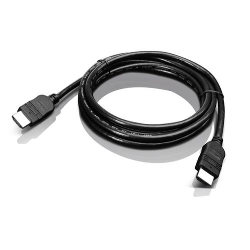 Lenovo 2 0m HDMI HDMI kabel 2 m HDMI Type A Standaard Zwart