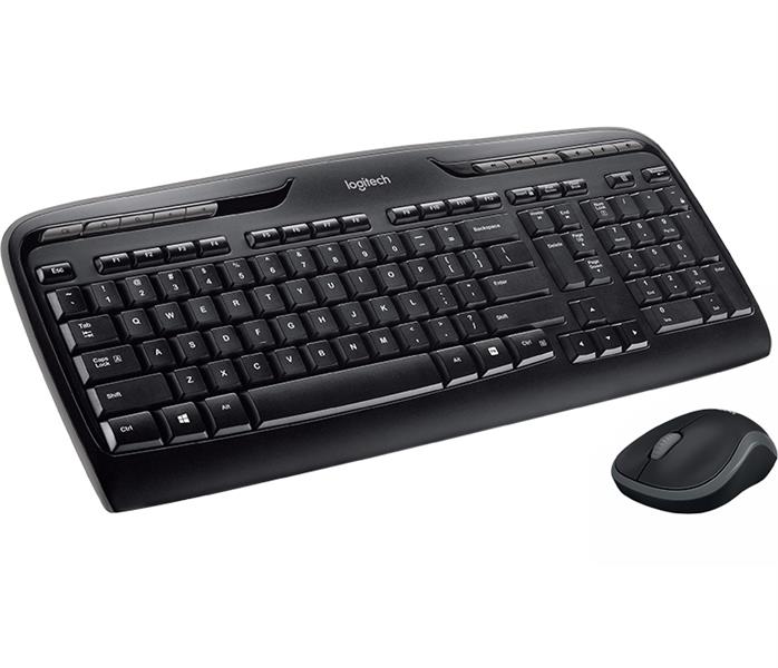 Logitech Wireless Combo MK330 toetsenbord Inclusief muis USB QWERTY Engels Zwart