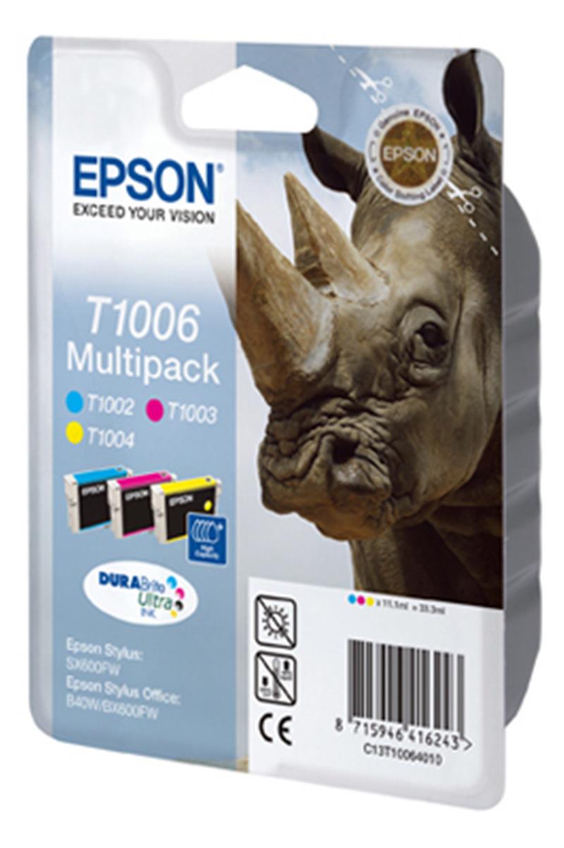 Epson Rhino Multipack 3-kleur T1006 DURABrite Ultra Ink