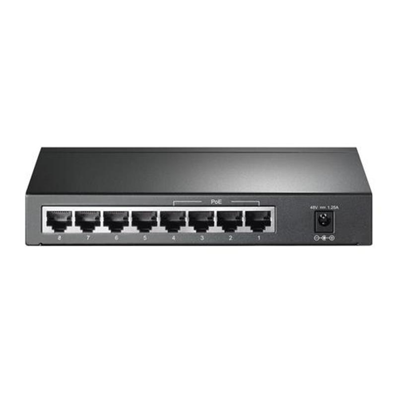 TP-LINK TL-SG1008P netwerk-switch Gigabit Ethernet (10/100/1000) Grijs Power over Ethernet (PoE)