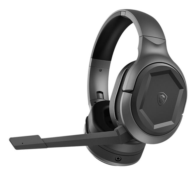 MSI Immerse GH50 Wireless Headset Bedraad en draadloos Hoofdband Gamen USB Type-A Zwart