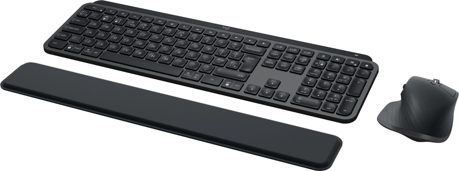 Logitech MX Keys S Combo toetsenbord Inclusief muis RF-draadloos + Bluetooth QWERTY Brits Engels Grafiet