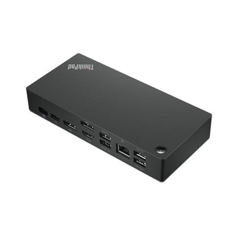 Lenovo ThinkPad Universal USB-C Dock Bedraad USB 3 2 Gen 1 3 1 Gen 1 Type-C Zwart