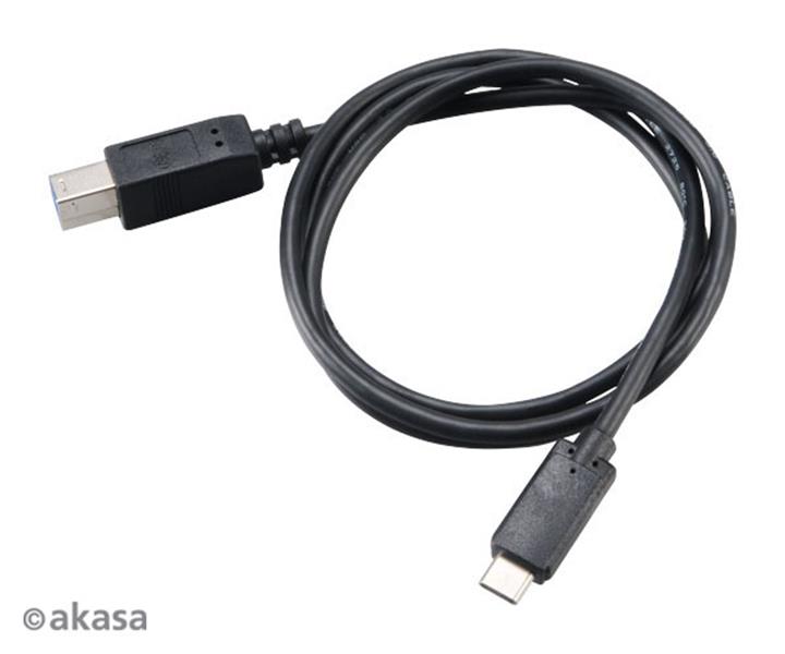 Akasa USB 3 1 Gen2 Cable USB C - USB B 1m *USBCM *USBAM