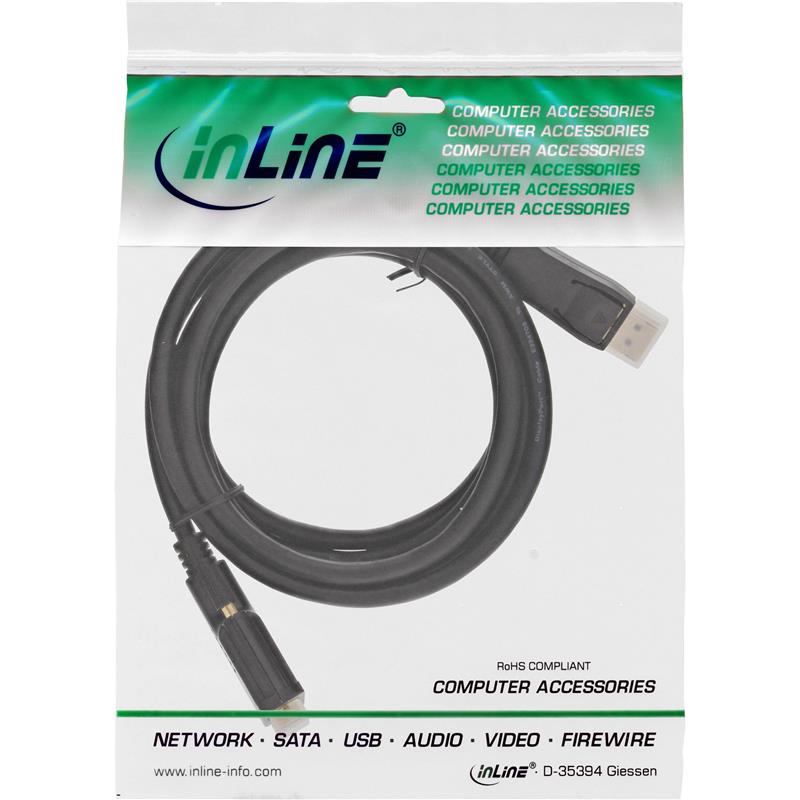 InLine DisplayPort zu DVI Konverter Kabel zwart 0 3m