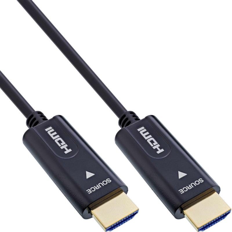 InLine HDMI AOC cable High Speed HDMI with Ethernet 4K 60Hz male male 40m