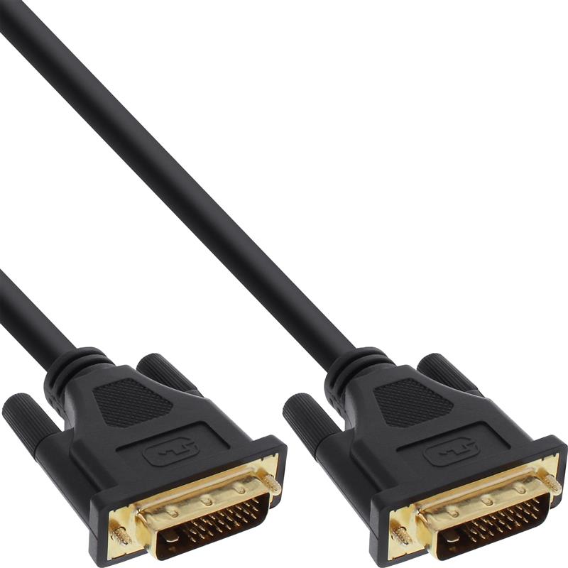 InLine DVI-D kabel Premium 24 1 M M Dual Link verguld 1 5m