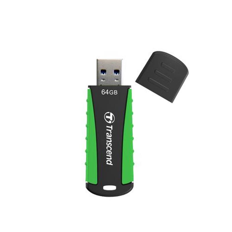 Transcend JetFlash 810 64GB USB 3 0 USB flash drive USB Type-A 3 2 Gen 1 3 1 Gen 1 Zwart Groen