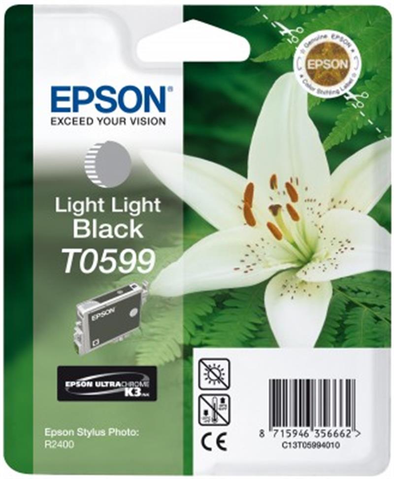 Epson Lily inktpatroon Light Light Black T0599 Ultra Chrome K3