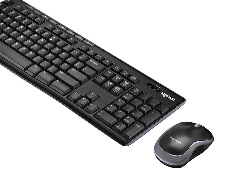 Logitech Wireless Combo MK270 toetsenbord USB QWERTY Engels Zwart