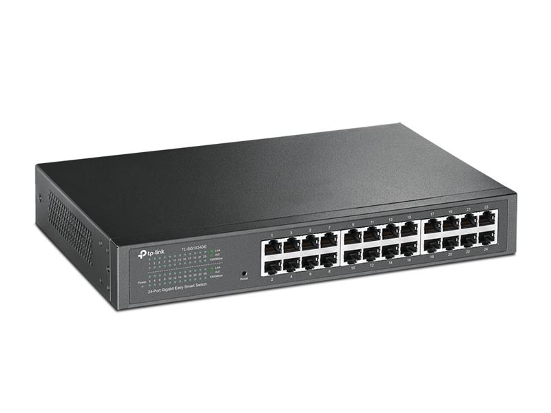 TP-LINK TL-SG1024DE Managed L2 Gigabit Ethernet (10/100/1000) Zwart