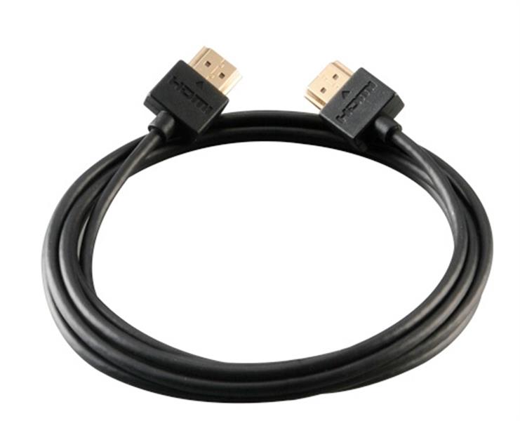 Akasa PROSLIM Super Slim 2M HDMI to HDMI cable Gold plated connectors Ethernet and 4K x 2K resolution support *HDMIM